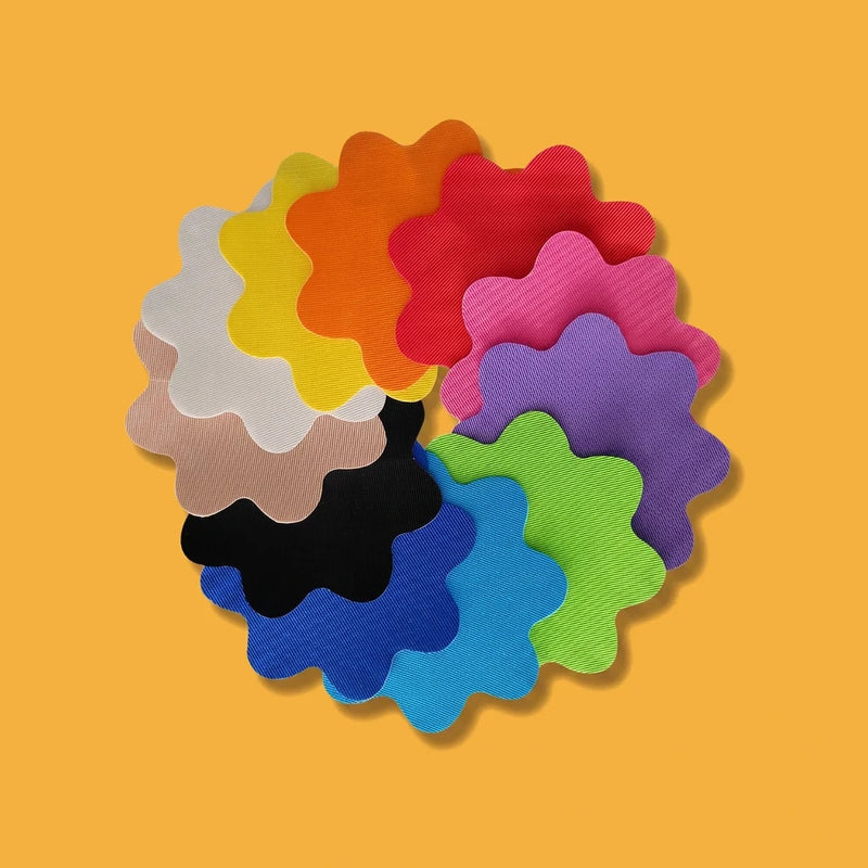Zuckerschmuck Tape Blume in bunten Farben für Sensoren wie Libre 3, Dexcom G7