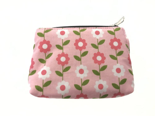 Clearance Sale Pump Pouch Floral Pink with Belt Loop