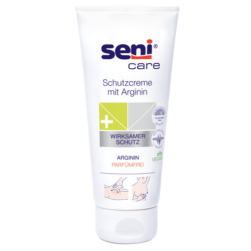 NEU: Seni Care Hautschutzcreme gegen Entzündungen mit Arginin für sensible Haut -  200ml