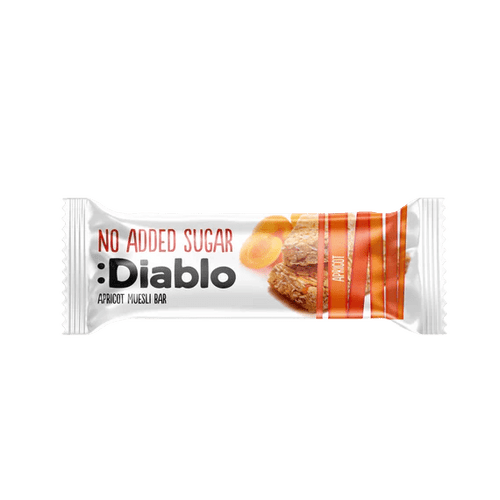 Diablo zuckerfreier Aprikose Müsli Riegel (30 g) -nur 14 g anrechenb.KH