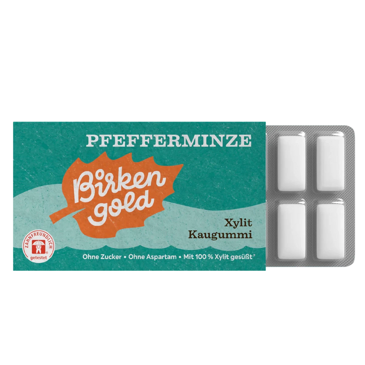 Xylit Kaugummi Pfefferminze 12Stk - von Zuckerschmuck