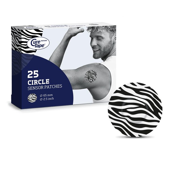 CGM Sensor Patches Circle ''ZEBRA'' 25 Stück
