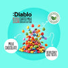 Diablo zuckerfreie Schokolinsen (22g) - nur 1,2g anrechenb.KH - von Zuckerschmuck