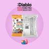 Diablo zuckerfreie bunte Erdnüsse umhüllt von Milchschokolade (40g) - nur 2g anrechenb.KH - von Zuckerschmuck