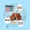 Diablo zuckerfreie Milchschokolade Crispy Rice 75g - nur 12g anrechenbare KH/Tafel - von Zuckerschmuck