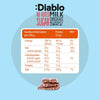 Diablo zuckerfreie Milchschokolade Crispy Rice 75g - nur 12g anrechenbare KH/Tafel - von Zuckerschmuck
