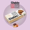 Diablo zuckerfreie Kakaokekse mit Erdnuss getaucht in Vollmilchschokolade (110g) nur 3,3 g anrechenb. KH/pro Cookie - von Zuckerschmuck