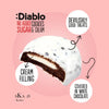Diablo zuckerfreie weiße Schokoladenkekse mit Milchcreme (128 g) nur 4 g anrechenb. KH/Keks - von Zuckerschmuck