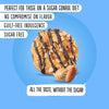 Diablo zuckerfreie Erdnusskekse mit Schokostreifen 150 g - 6,4 g anrechenb.KH/pro Cookie - von Zuckerschmuck