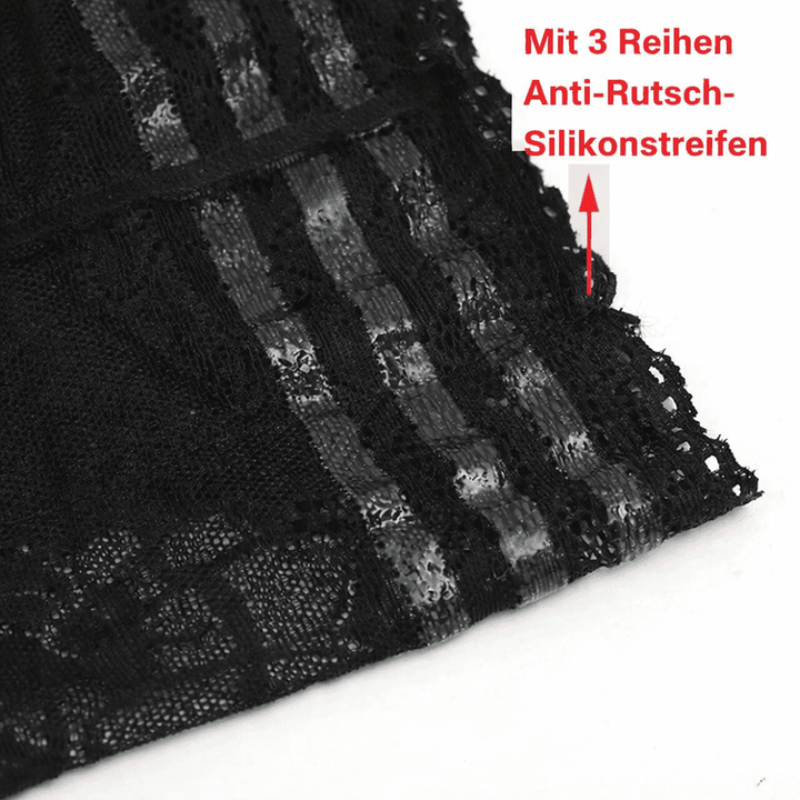 Spitzen - Oberschenkel Beinband mit Insulinpumpentasche – in zwei Farben - von Zuckerschmuck