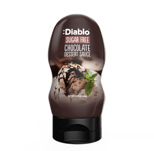 Diablo zuckerfreie Dessertsauce Schokolade (290ml) -nur 0,5g anrechenb.KH/30g Portion