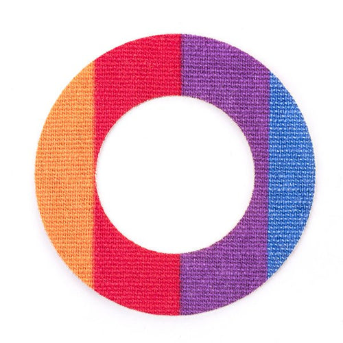 Sparpack 10+1 gratis SCHMUCK Tape Ring Rainbow (LIBRE 1/2, DEXCOM G7, KATHETER)