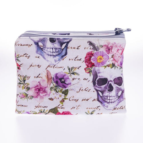 Soldes : Trousse à accessoires de diabète motif Tête de mort