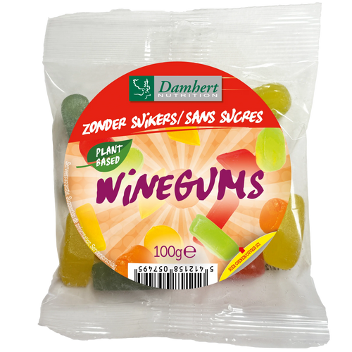 Without Sugars Winegums | zuckerfreie vegane Weingummis (15g anrechenb. KH/Beutel)