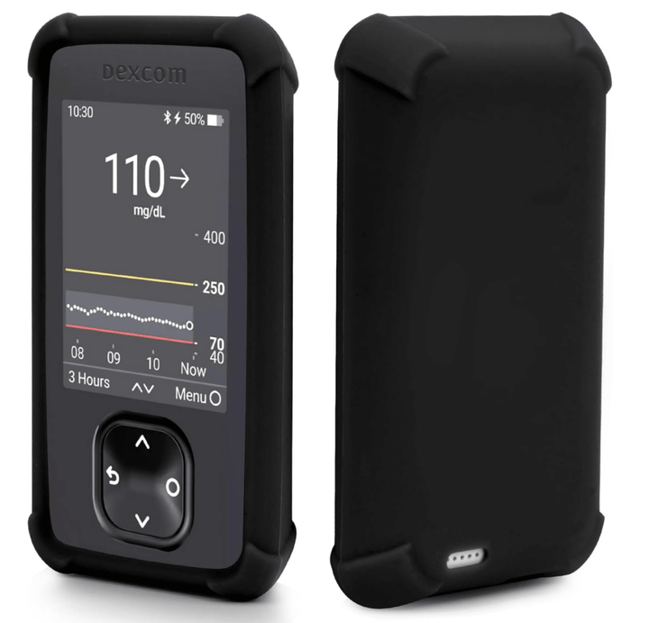Dexcom G7 Silikonhülle SOFT schwarz - von Zuckerschmuck