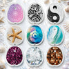 Dexcom G7 Sticker 9er-Sparset: Glitzer, Ocean & Spirit
