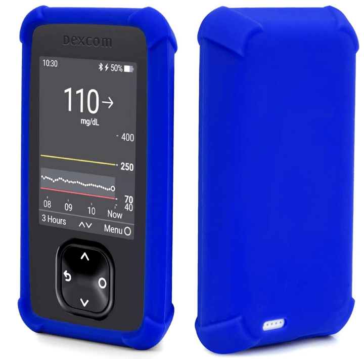 Dexcom G7 Silikonhülle SOFT blau - von Zuckerschmuck