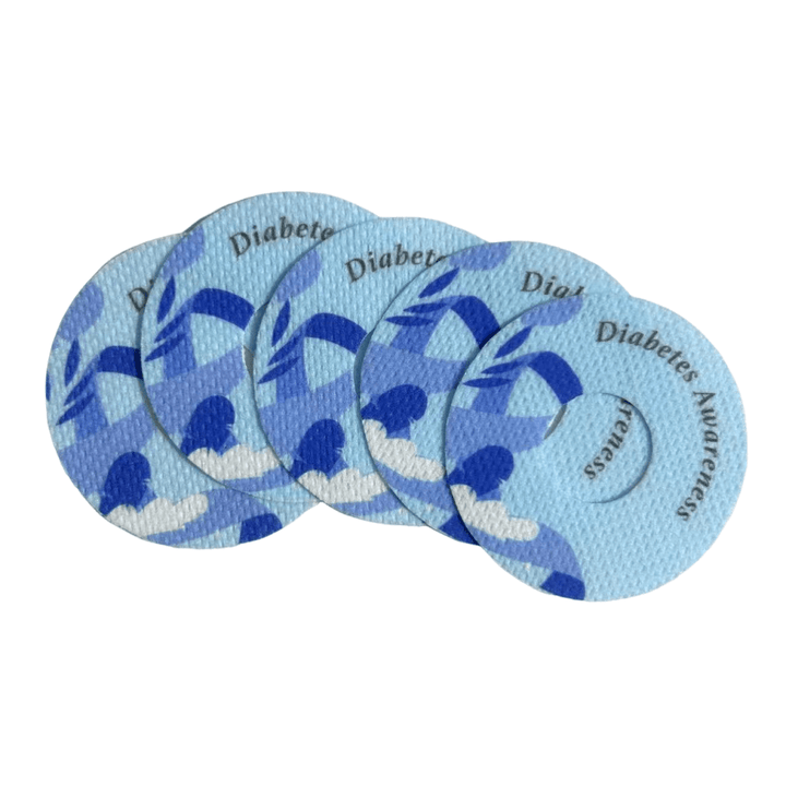 5x Design Tape + Sticker DIABETES AWARENESS – Freestyle Libre 3 - von Zuckerschmuck