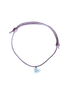 Diabetes Typ 1 Armband rosa verstellbar