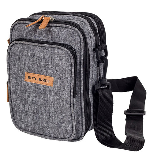 ELITE BAGS FIT EVO Diabetikertasche grau bitone