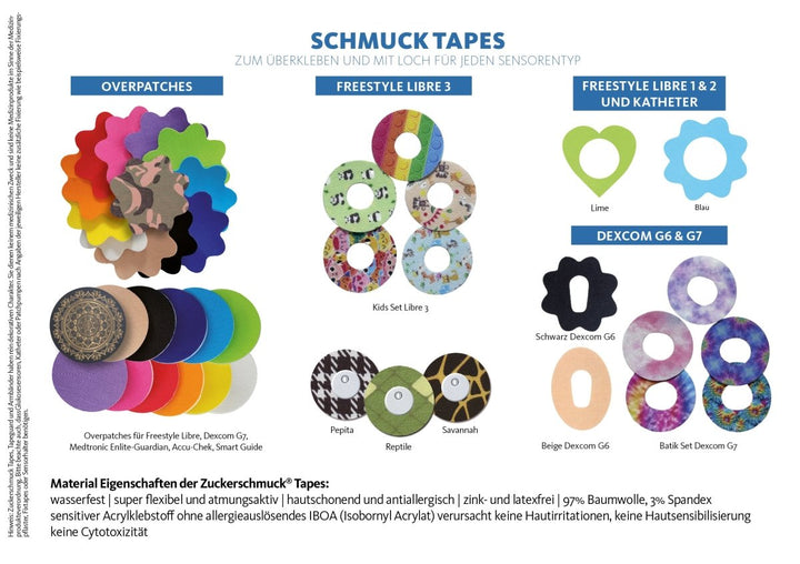 10 x Zuckerschmuck Katalog + Flyer im Set zum Auslegen in Praxen, Selbsthilfegruppen oder Apotheken - von Zuckerschmuck