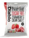 Diablo zuckerfreie Erdbeer - Sahne - Bonbons (75 g) - OHNE anrechenb.KH - von Zuckerschmuck
