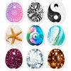 Dexcom G7 Sticker 9er-Sparset: Glitzer, Ocean & Spirit
