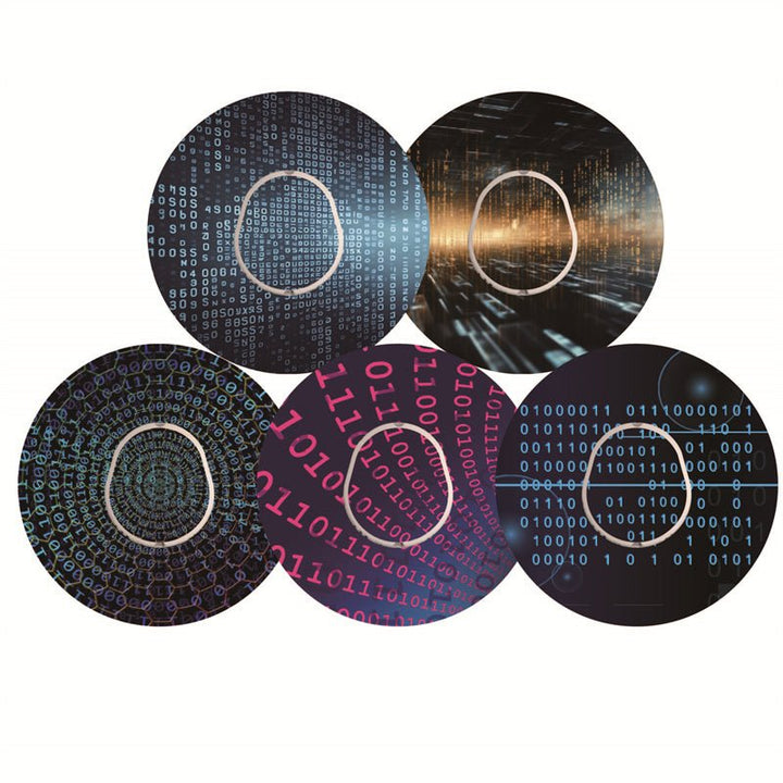 5x Design Tape + Sticker BINARY – Dexcom G7 - von Zuckerschmuck