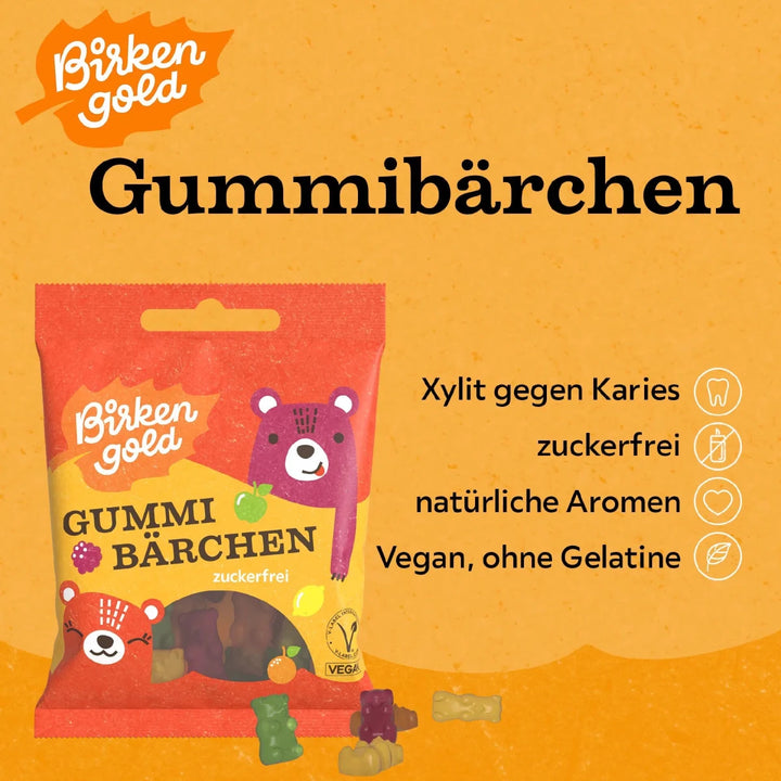 NEU!!! Vegane Gummibärchen (ohne Zucker, ohne anrechenbare Kohlenhydrate/ BE) 50g - von Zuckerschmuck