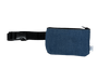 Insulinpumpen Bauchtasche mit flexiblem Gurt Jeans blau