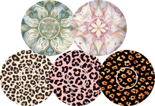 5x Design Tape + Sticker ''Elegant Mandala'' – Freestyle Libre 3