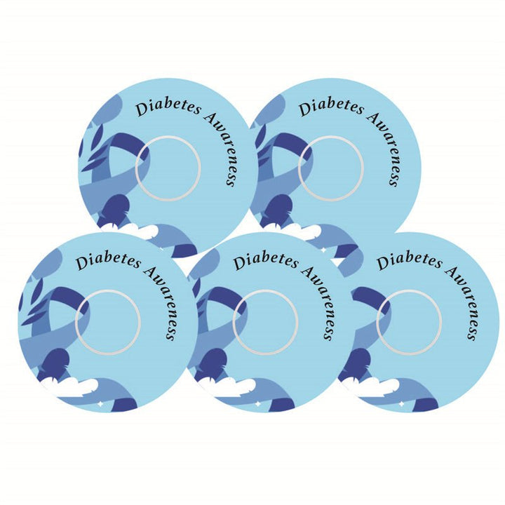 5x Design Tape + Sticker DIABETES AWARENESS – Freestyle Libre 3 - von Zuckerschmuck