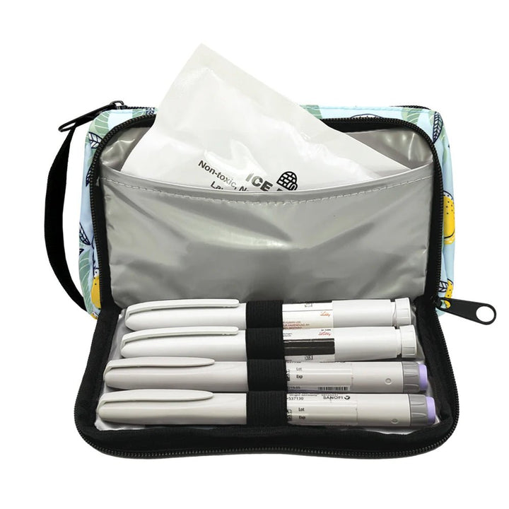 Isoliertes Diabetes INSULIN PEN ETUI "LEMON" - von Zuckerschmuck