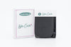 Freestyle Libre Case,Tasche,Echtleder,Schutzhülle,Cover Frontalansicht mit Packung