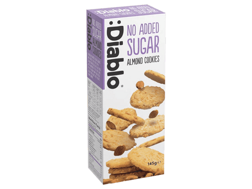 Diablo zuckerfreie Mandelkekse (145 g) nur 5 g anrechenb.KH/Cookie
