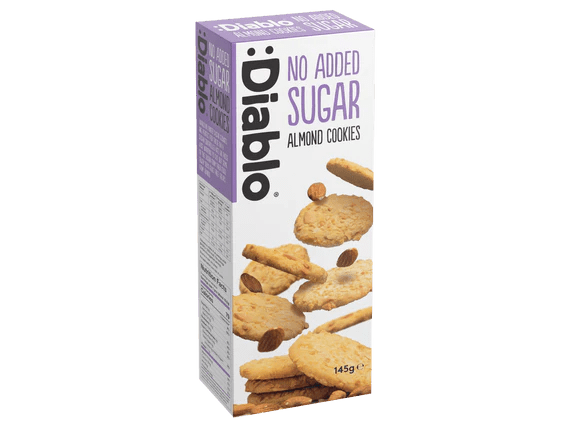 Diablo zuckerfreie Mandelkekse (145 g) nur 5 g anrechenb.KH/Cookie - von Zuckerschmuck