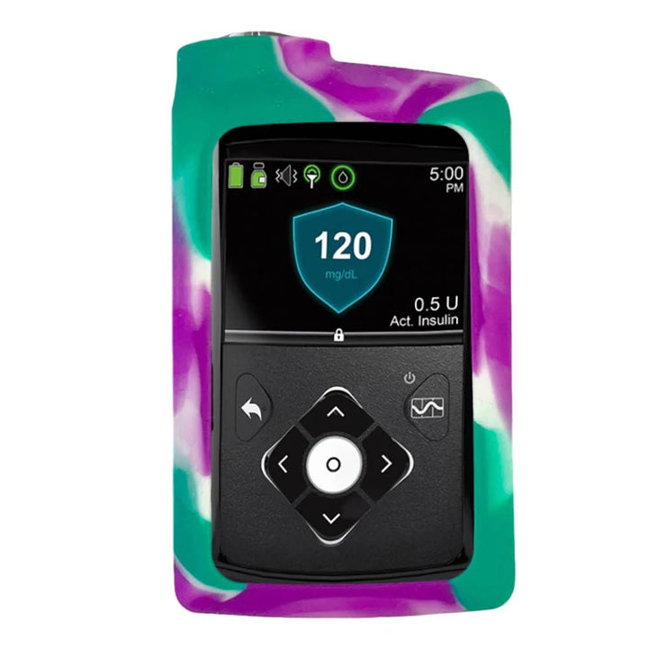 MEDTRONIC Silikonhülle Lila Türkis - von Zuckerschmuck