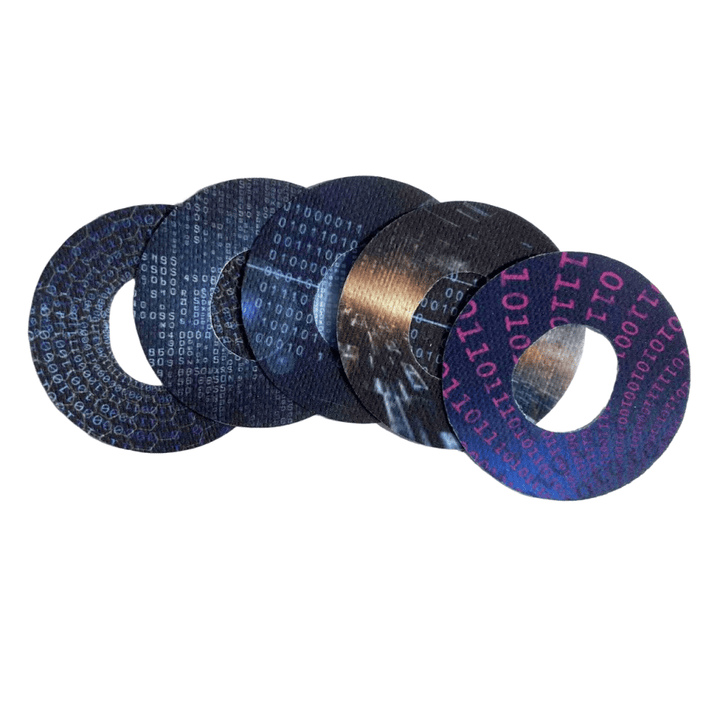 5x Design Tape + Sticker BINARY – Dexcom G7 - von Zuckerschmuck