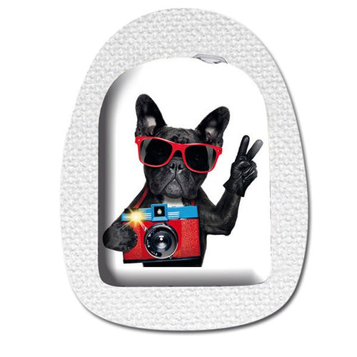SPARPACK: 4x Omnipod Sticker "Cool Dog"