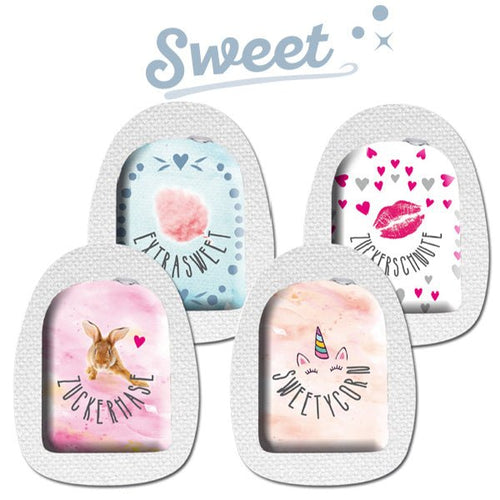 Sparpack: 4x Omnipod Sticker Set "Sweet"