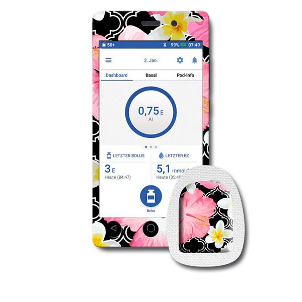 Omnipod Dash PDM Reader Design Sticker günstig kaufen bei www.zuckerschmock.shop