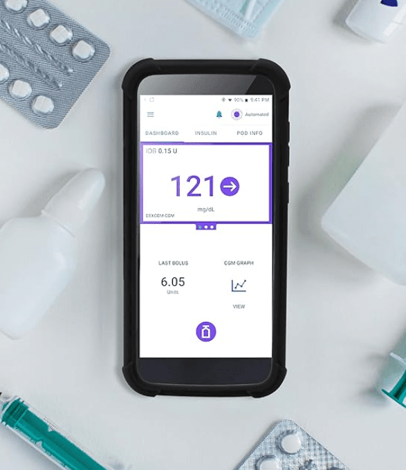 Omnipod 5 Silikonhülle SOFT rot - von Zuckerschmuck