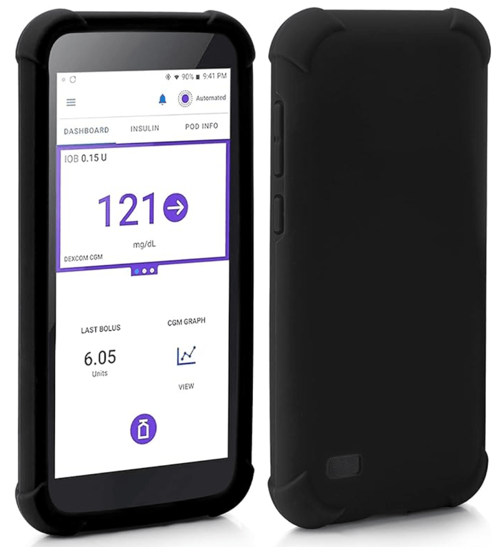 Omnipod 5 Silikonhülle SOFT schwarz - von Zuckerschmuck