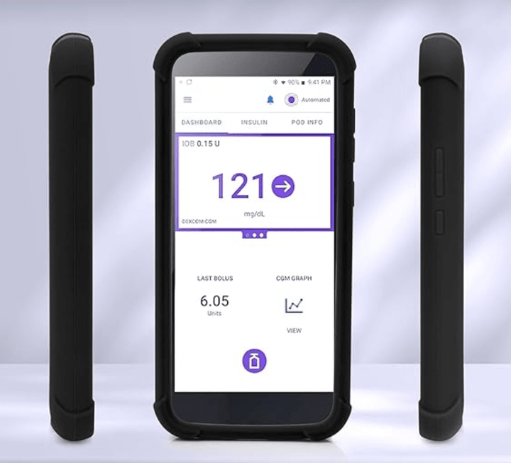 Omnipod 5 Silikonhülle SOFT schwarz - von Zuckerschmuck