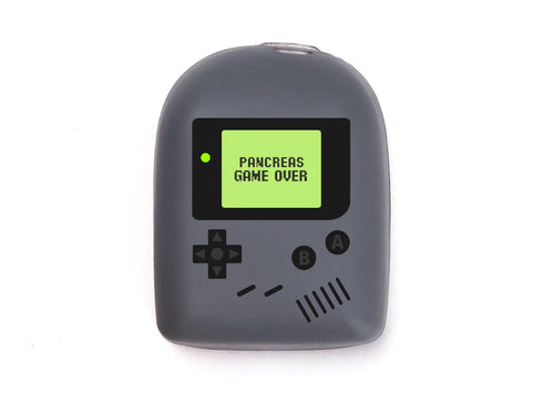 Omnipod Cover ''Game Over - Grey''