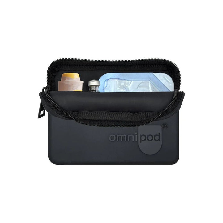 Omnipod Reiseschutzhülle Silikon - Schwarz - von Zuckerschmuck