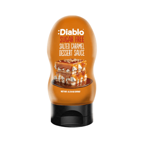 Diablo zuckerfreie Dessertsauce gesalzenes Karamell (290ml) -nur 0,3g anrechenb.KH/30g Portion