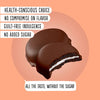 Diablo zuckerfreie Schoko - Creme Kekse 136g - Einzeln verpackt nur 7,2 g anrechenbare KH/2Stk. - von Zuckerschmuck