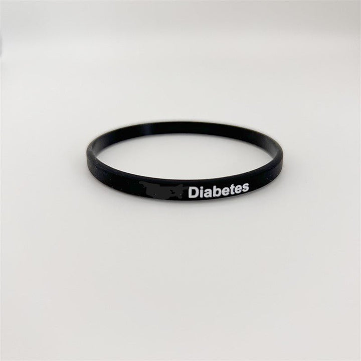 Armband "Diabetes" Schwarz - von Zuckerschmuck
