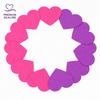 Sparpack 10+1 Tape HERZ PINK/LILA (Overpatches passend z.B. Libre, Dexcom G7, Medtronic Enlite, SmartGuide)
